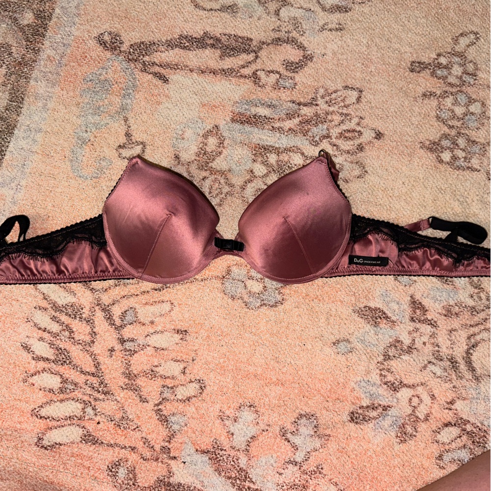 D&G silk bra